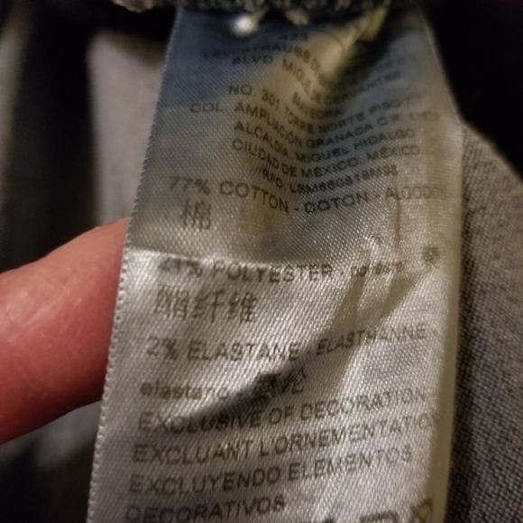 Signature Levi Strauss Totally Shaping Pull-On Skinny Jeans 16S NWT - Picture 8 of 8